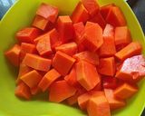 पपाया जूस (papaya juice recipe in Hindi) रेसिपी चरण 1 फोटो