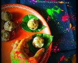 A picture of step 5 of Paan Laddo.