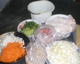 A picture of step 1 of Chicken Rolls.