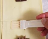 Foto del paso 2 de la receta Hojaldre de choco negro y crema de cacahuete (principiantes)