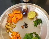 A picture of step 1 of Immunity Booster Herbal Golden Shots - Turmeric Orange Lemon "Vitamin C" Shots.