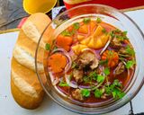 Hình bước làm 5 của món Bò Lagu