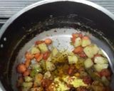 A picture of step 12 of Chinese vegetable rice (Chinese pulao).