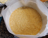 Foto del paso 3 de la receta: Tarta de queso de limón y chocolate con cerezas, sin horno