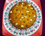 A picture of step 5 of Eggless Mango Cake baked in Cooker.