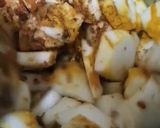 A picture of step 2 of Shaljum ki bhujiya (Turnip).
