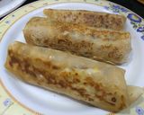 A picture of step 7 of Corn chana roll.
