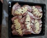 Hasselback csirkemell szalonna ágyon recept fázis 2 fotója