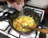 Foto del paso 5 de la receta: Crema de verduras con crujiente de jamón