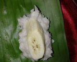 Foto langkah ke 4 dari resep Kue nagasari isi pisang.