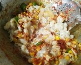 A picture of step 2 of Cheesy Corn Pasta.