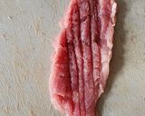 Hình bước làm 1 của món Thịt tẩm bột chiên
