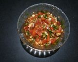 A picture of step 3 of Mexican bhel.