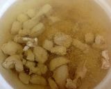 A picture of step 1 of Our Family’s Clear Broth Ozoni with Toasted Mochi.