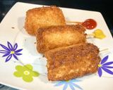 Foto del paso 3 de la receta: Corn Dogs coreanos (panchos rebozados)