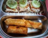 A picture of step 5 of One Bite Rolls | Mini Rolls.