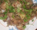 A picture of step 3 of Bread poha.