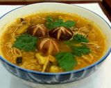 Hình bước làm 1 của món Canh măng chay