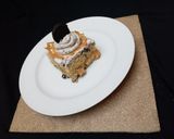 A picture of step 11 of Oreos cake.