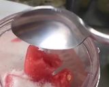 A picture of step 1 of Watermelon lemonade Iftar special.