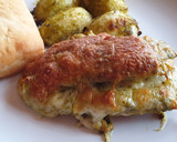 Foto del paso 3 de la receta: Pollo al pesto (principiantes)