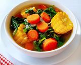 Foto langkah ke 4 dari resep Bening Bayam Wortel Jagung.