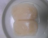 A picture of step 4 of Oshiruko (Sweet Red Bean Soup with Mochi, Using Canned Azuki Beans).