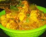 A picture of step 6 of Kadhai Paneer.