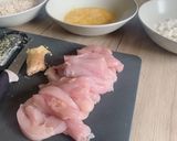 Une image de l'étape 1 de Nuggets de poulet fermier à l’avoine.