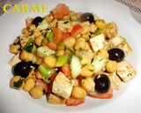 Foto del paso 8 de la receta: Ensalada de garbanzos con tofu