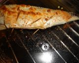 Foto del paso 5 de la receta: Lubina rellena con costra de parmesano