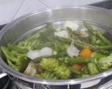 Foto del paso 4 de la receta Verduras al vapor con pechuga de pavo