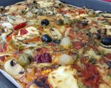 Foto del paso 6 de la receta: Pizza vegetariana con base integral 