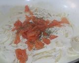 Foto del paso 5 de la receta: Macarrones cremosos al salmón sin gluten y sin nata