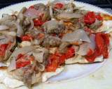 Foto del paso 6 de la receta: Pechuga de pollo con escalivada y pesto