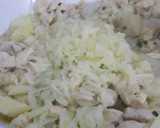 Foto del paso 5 de la receta: Calabacines rellenos con pollo agridulce al verdejo