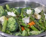Foto del paso 2 de la receta Verduras al vapor con pechuga de pavo