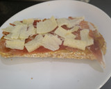 Foto del paso 1 de la receta: Tostada con jamón ibérico y huevo