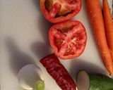 Foto del paso 1 de la receta: Lentejas con verduras y chorizo a fuego lento