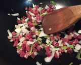 Foto del paso 3 de la receta: Hojaldre de espinacas con jamón