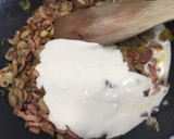 Foto del paso 8 de la receta: Espaguetis con salsa de puerro y champiñón 