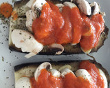 Foto del paso 3 de la receta: Berenjenas súper fáciles con champiñones 