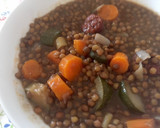 Foto del paso 10 de la receta: Lentejas con verduras y chorizo a fuego lento
