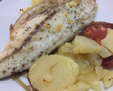 Foto del paso 8 de la receta: Corvina al horno con patatas