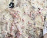 Foto del paso 10 de la receta: Espaguetis con salsa de puerro y champiñón 
