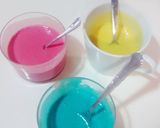 Foto del paso 5 de la receta: Tortitas americanas (pancakes) de colores
