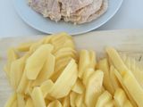 Milanesa de pollo completa