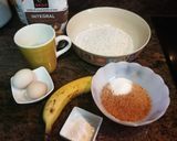 Foto del paso 1 de la receta Pancakes integrales con plátano