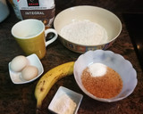 Foto del paso 1 de la receta: Pancakes integrales con plátano