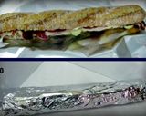 Foto del paso 2 de la receta: Bocadillo para compartir de Jamón y Pepino